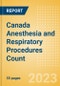 Canada Anesthesia and Respiratory Procedures Count by Segments and Forecast to 2030 - Product Image