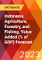 Indonesia Agriculture, Forestry, and Fishing, Value Added (% of GDP) Forecast - Product Image
