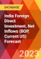 India Foreign Direct Investment, Net Inflows (BOP, Current US) Forecast - Product Thumbnail Image