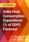 India Final Consumption Expenditure (% of GDP) Forecast - Product Thumbnail Image