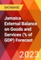 Jamaica External Balance on Goods and Services (% of GDP) Forecast - Product Thumbnail Image