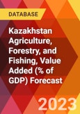 Kazakhstan Agriculture, Forestry, and Fishing, Value Added (% of GDP) Forecast- Product Image