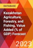 Kazakhstan Agriculture, Forestry, and Fishing, Value Added (% of GDP) Forecast- Product Image
