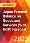 Japan External Balance on Goods and Services (% of GDP) Forecast - Product Thumbnail Image