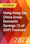 Hong Kong Sar, China Gross Domestic Savings (% of GDP) Forecast - Product Image