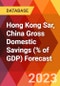 Hong Kong Sar, China Gross Domestic Savings (% of GDP) Forecast - Product Thumbnail Image