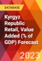 Kyrgyz Republic Retail, Value Added (% of GDP) Forecast - Product Image