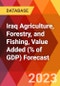 Iraq Agriculture, Forestry, and Fishing, Value Added (% of GDP) Forecast - Product Thumbnail Image