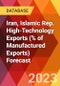 Iran, Islamic Rep. High-Technology Exports (% of Manufactured Exports) Forecast - Product Thumbnail Image