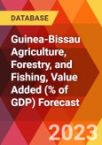 Guinea-Bissau Agriculture, Forestry, and Fishing, Value Added (% of GDP) Forecast- Product Image