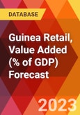 Guinea Retail, Value Added (% of GDP) Forecast- Product Image