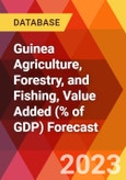 Guinea Agriculture, Forestry, and Fishing, Value Added (% of GDP) Forecast- Product Image