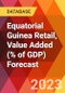 Equatorial Guinea Retail, Value Added (% of GDP) Forecast - Product Image