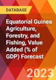 Equatorial Guinea Agriculture, Forestry, and Fishing, Value Added (% of GDP) Forecast- Product Image