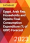 Egypt, Arab Rep. Households and Npishs Final Consumption Expenditure (% of GDP) Forecast - Product Thumbnail Image