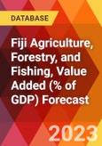Fiji Agriculture, Forestry, and Fishing, Value Added (% of GDP) Forecast- Product Image