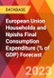 European Union Households and Npishs Final Consumption Expenditure (% of GDP) Forecast - Product Image