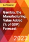 Gambia, the Manufacturing, Value Added (% of GDP) Forecast - Product Thumbnail Image