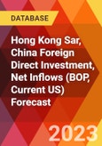 Hong Kong Sar, China Foreign Direct Investment, Net Inflows (BOP, Current US) Forecast- Product Image