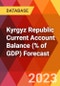 Kyrgyz Republic Current Account Balance (% of GDP) Forecast - Product Image