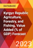 Kyrgyz Republic Agriculture, Forestry, and Fishing, Value Added (% of GDP) Forecast- Product Image