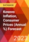 Kosovo Inflation, Consumer Prices (Annual %) Forecast - Product Image