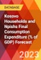 Kosovo Households and Npishs Final Consumption Expenditure (% of GDP) Forecast - Product Image