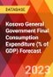 Kosovo General Government Final Consumption Expenditure (% of GDP) Forecast - Product Image