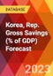 Korea, Rep. Gross Savings (% of GDP) Forecast - Product Thumbnail Image