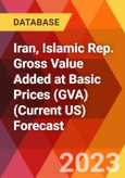 Iran, Islamic Rep. Gross Value Added at Basic Prices (GVA) (Current US) Forecast- Product Image