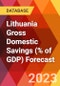 Lithuania Gross Domestic Savings (% of GDP) Forecast - Product Thumbnail Image