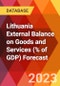 Lithuania External Balance on Goods and Services (% of GDP) Forecast - Product Thumbnail Image