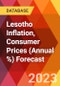 Lesotho Inflation, Consumer Prices (Annual %) Forecast - Product Thumbnail Image
