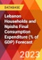 Lebanon Households and Npishs Final Consumption Expenditure (% of GDP) Forecast - Product Image