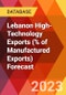 Lebanon High-Technology Exports (% of Manufactured Exports) Forecast - Product Thumbnail Image