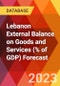 Lebanon External Balance on Goods and Services (% of GDP) Forecast - Product Thumbnail Image