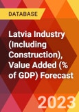 Latvia Industry (Including Construction), Value Added (% of GDP) Forecast- Product Image