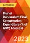 Brunei Darussalam Final Consumption Expenditure (% of GDP) Forecast - Product Thumbnail Image