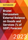 Brunei Darussalam External Balance on Goods and Services (% of GDP) Forecast- Product Image