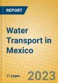 Water Transport in Mexico- Product Image