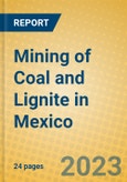 Mining of Coal and Lignite in Mexico- Product Image