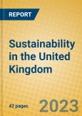 Sustainability in the United Kingdom- Product Image
