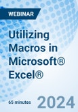 Utilizing Macros in Microsoft® Excel® - Webinar (Recorded)- Product Image