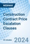 Construction Contract Price Escalation Clauses - Webinar (Recorded) - Product Image