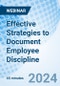 Effective Strategies to Document Employee Discipline - Webinar (Recorded) - Product Image