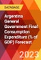 Argentina General Government Final Consumption Expenditure (% of GDP) Forecast - Product Thumbnail Image
