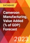 Cameroon Manufacturing, Value Added (% of GDP) Forecast - Product Thumbnail Image