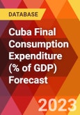 Cuba Final Consumption Expenditure (% of GDP) Forecast- Product Image