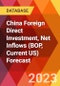 China Foreign Direct Investment, Net Inflows (BOP, Current US) Forecast - Product Thumbnail Image