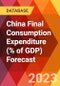 China Final Consumption Expenditure (% of GDP) Forecast - Product Thumbnail Image